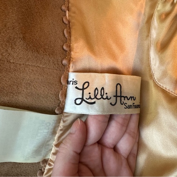 Vintage 1970s Lilli Ann Faux Fur Suede Jacket - Picture 10 of 14